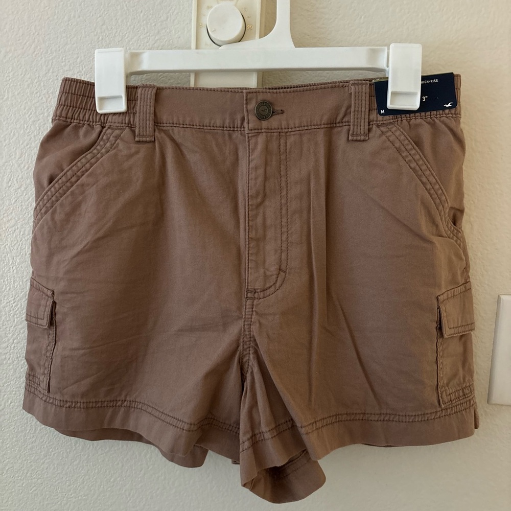 Hollister Tan Cargo Shorts for Women